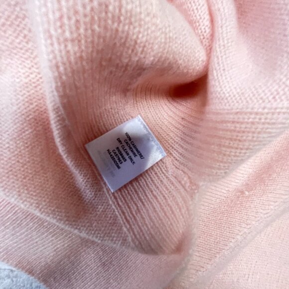 Halogen Womens Size XL Crewneck Cashmere Pullover Sweater Pink Chintz New $98 - Picture 5 of 9